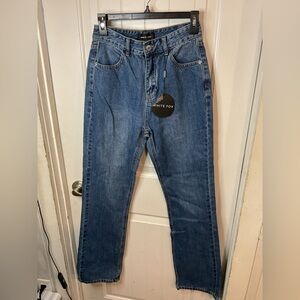 White Fox Boutique Millie high rise bootleg jeans size small
